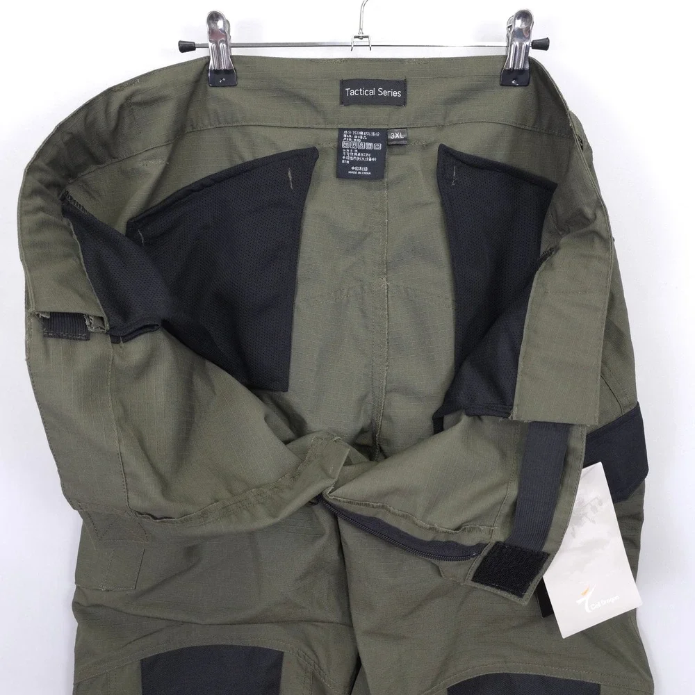 Cool Dragon Tactical Series Pants 3XL Olive Green Ripstop Cargo Workwear Outdoor